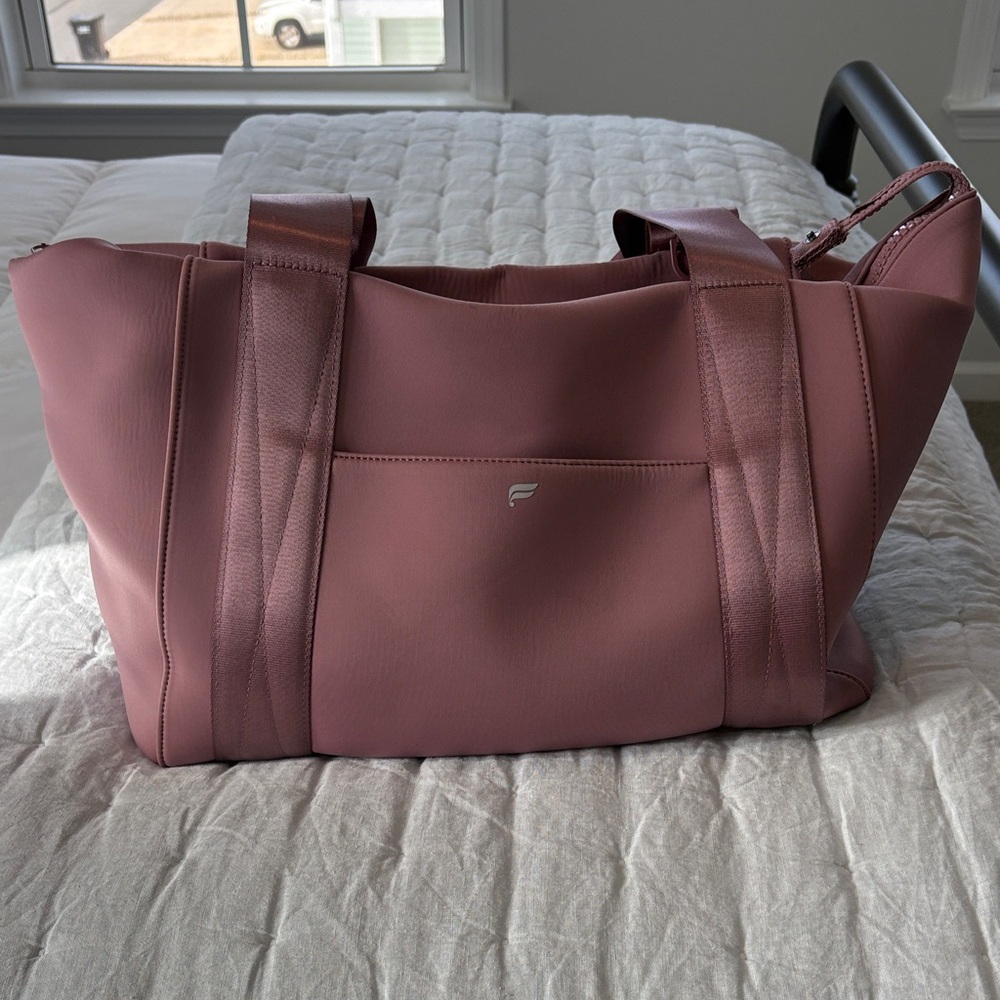 Fabletics Mauve Pink Tote Bag